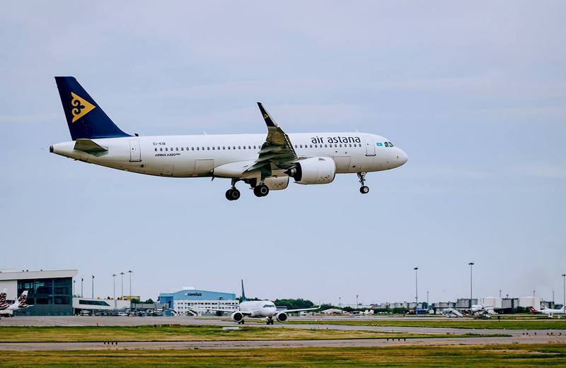 Группа Air Astana нашла поставщика авиакомпонентов для самолетов A320