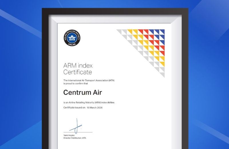 Авиакомпания Centrum Air продала первый авиабилет через NDC