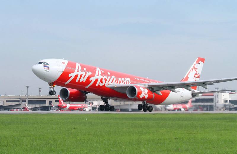 Самолет Airbus A330-300 азиатского лоукостера Thai AirAsia X