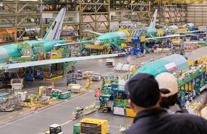 Первый Boeing 777-8F перешел на этап окончательной сборки