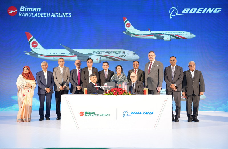 Бангладешский перевозчик заказал 10 Boeing 787 и четыре Boeing 737MAX