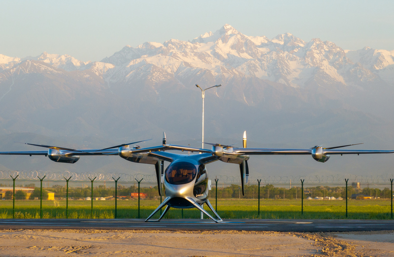 аэротакси Prosperuty китайского разработчика AutoFlight в Алатау (Казахстан)