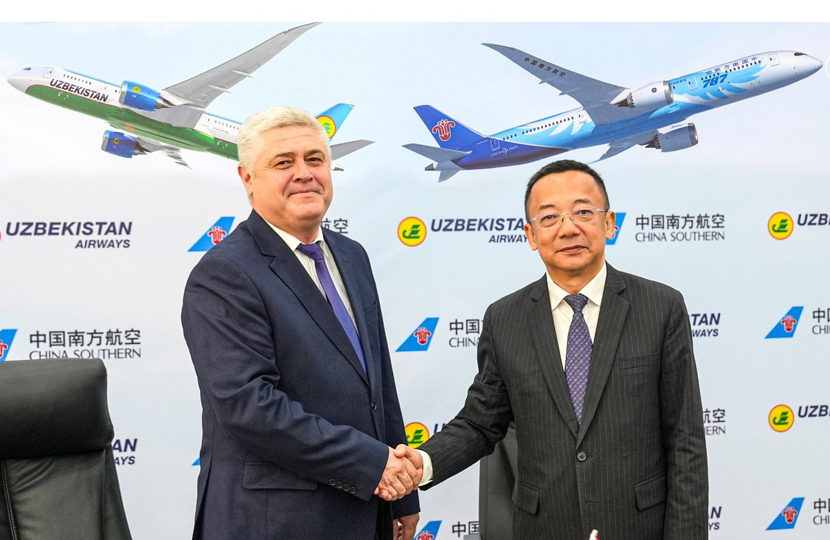 Uzbekistan Airways и China Southern заключили код-шеринговое соглашение
