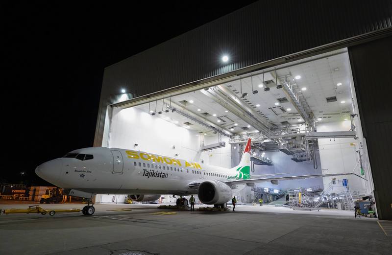В Душанбе прибыл первый самолет Boeing 737MAX для Somon Air