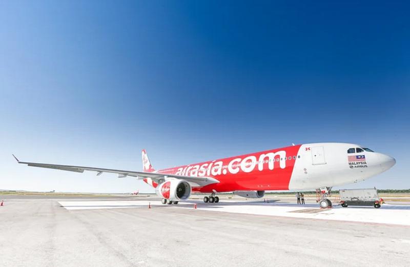 Самолет Airbus A330 авиакомпании AirAsia X