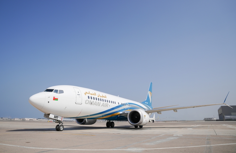 Oman Air's Boeing 737MAX aircraft