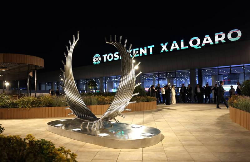 Tashkent airport in Uzbekistan