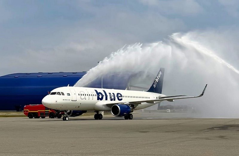Pakistani LCC Airblue commenced scheduled flights between Lahore and Baku
