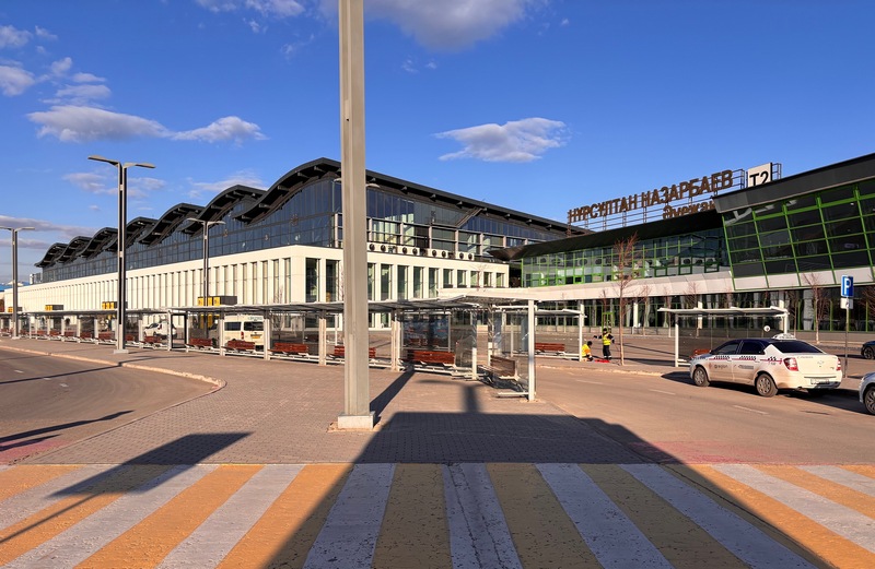 Astana airport (NQZ) in Kazakhstan