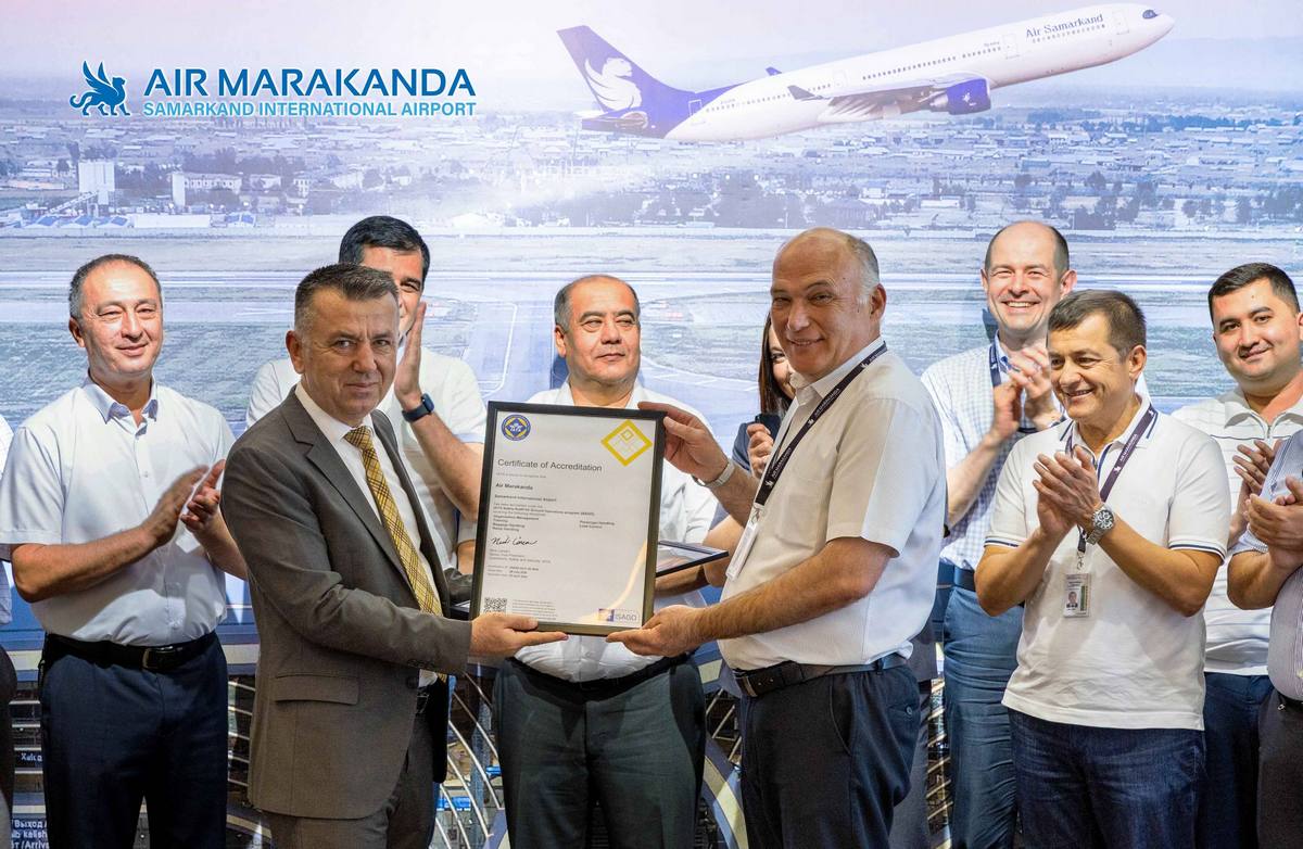 Samarkand airport operator earns ISAGO accreditation—a first for private aviation firms in Uzbekistan