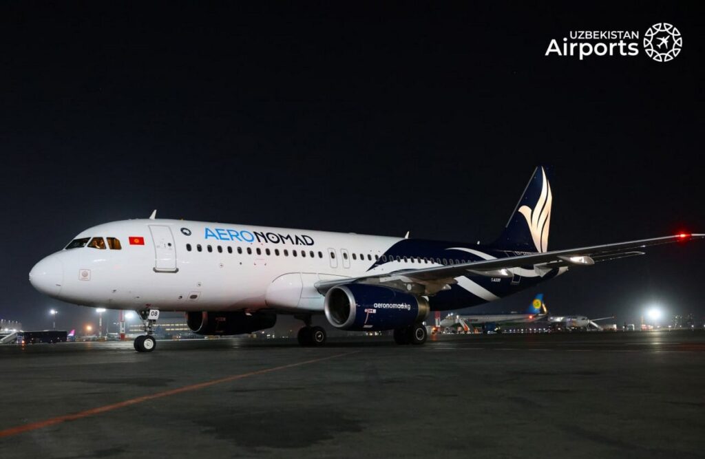 Kyrgyzstan's Aero Nomad inaugurated services between Bishkek and Tashkent