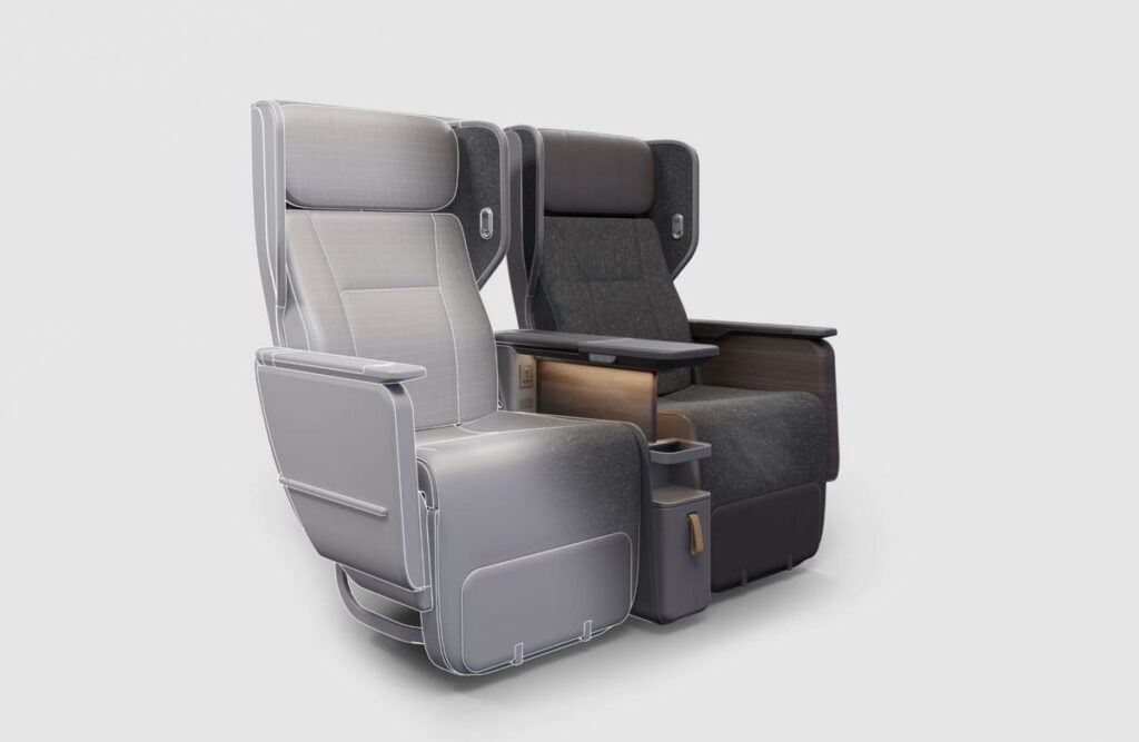 The JT220B Premium business-class seats by Jiatai