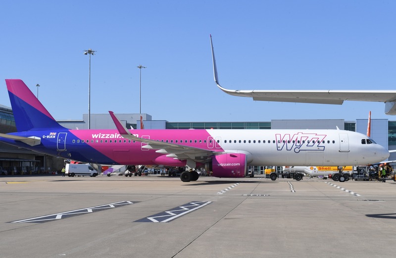 Wizz Air's Aibus A321 aircraft